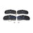 03.35.037 TRUCKTEC BRAKE PAD SET,DISC BRAKE