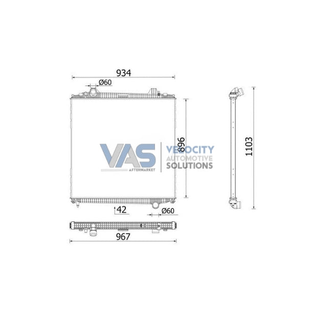 81061010075 VAS-AFTERMARKET Radiator, engine cooling