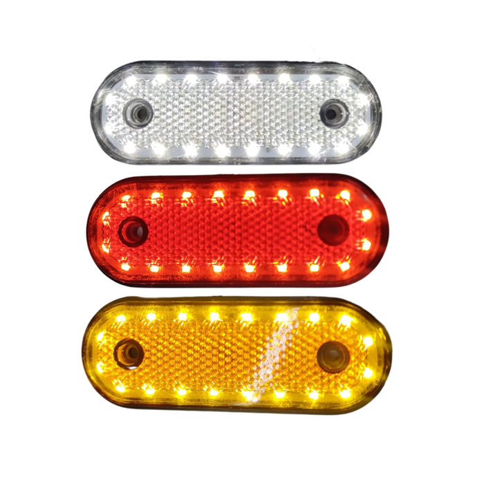 E4-LED-LC1101W-10-30V Side Marker Indicator Lights Side Front Rear Tail Clearance Lamp Marker Light