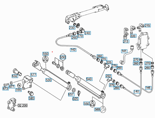 A9305533182 HAND PUMP HOSE MERCEDES-BENZ