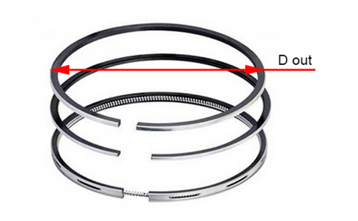 PISTON RING SET S1304-E0160 Brand: NPR JAPAN (SDH20103ZX) for HINO, TOYOTA