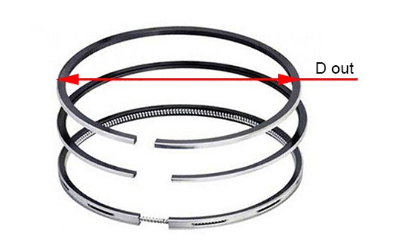 PISTON RING SET S1304-E0160 Brand: NPR JAPAN (SDH20103ZX) for HINO, TOYOTA