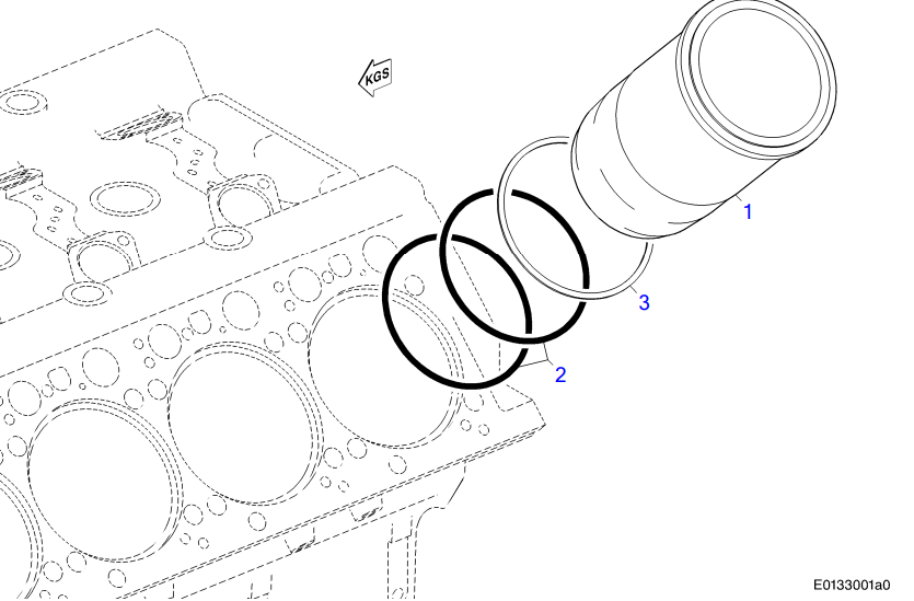 MTU Lower Cylinder Liner Seal Ring 0229974948
