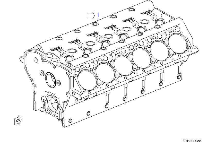 MTU Cylinder Block 5350100905