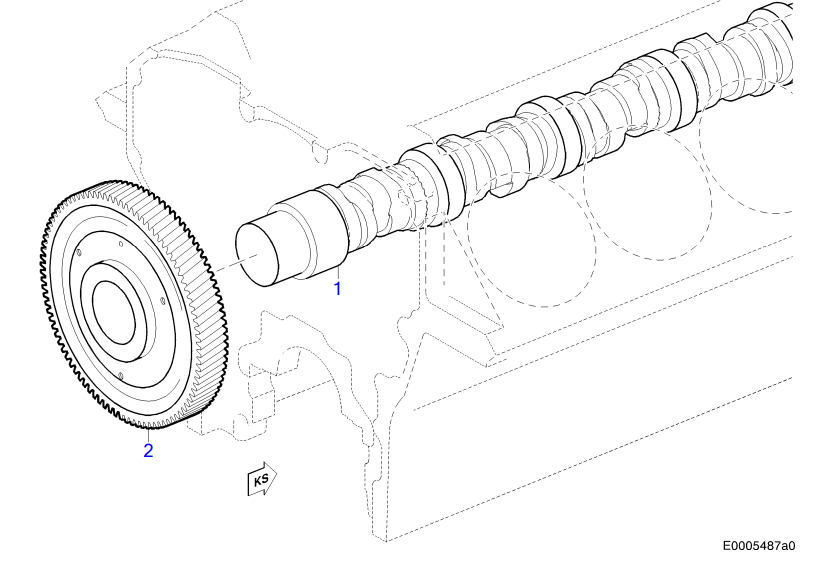 MTU Camshaft Gear 5360520201