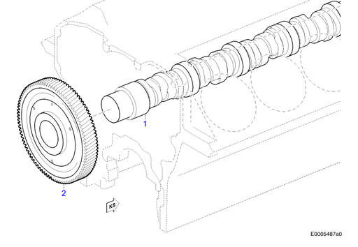 MTU Camshaft 5350500101