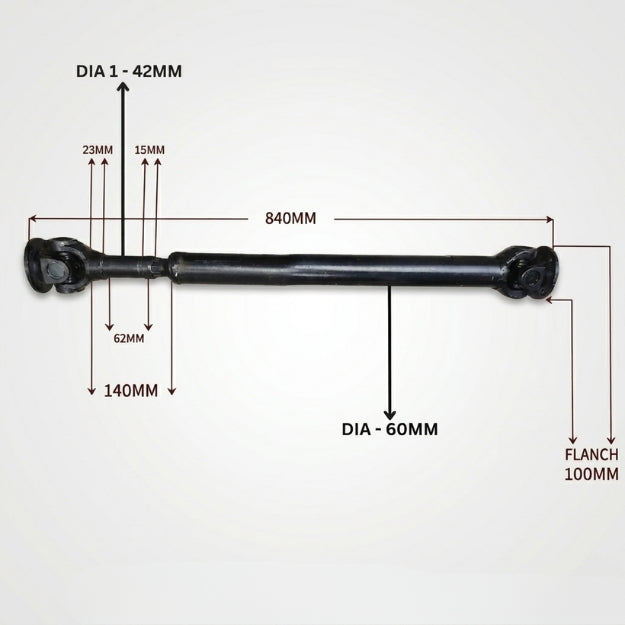 608406100 VAS-AFTERMARKET PTO DRIVING SHAFT (CARDAN SHAFT)