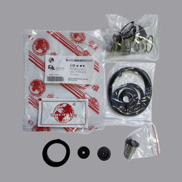 TRUCK TECHNIC WSK.56.1.1 REPAIR KIT FOR RELAY EMERGENCY VALVE 9710021500