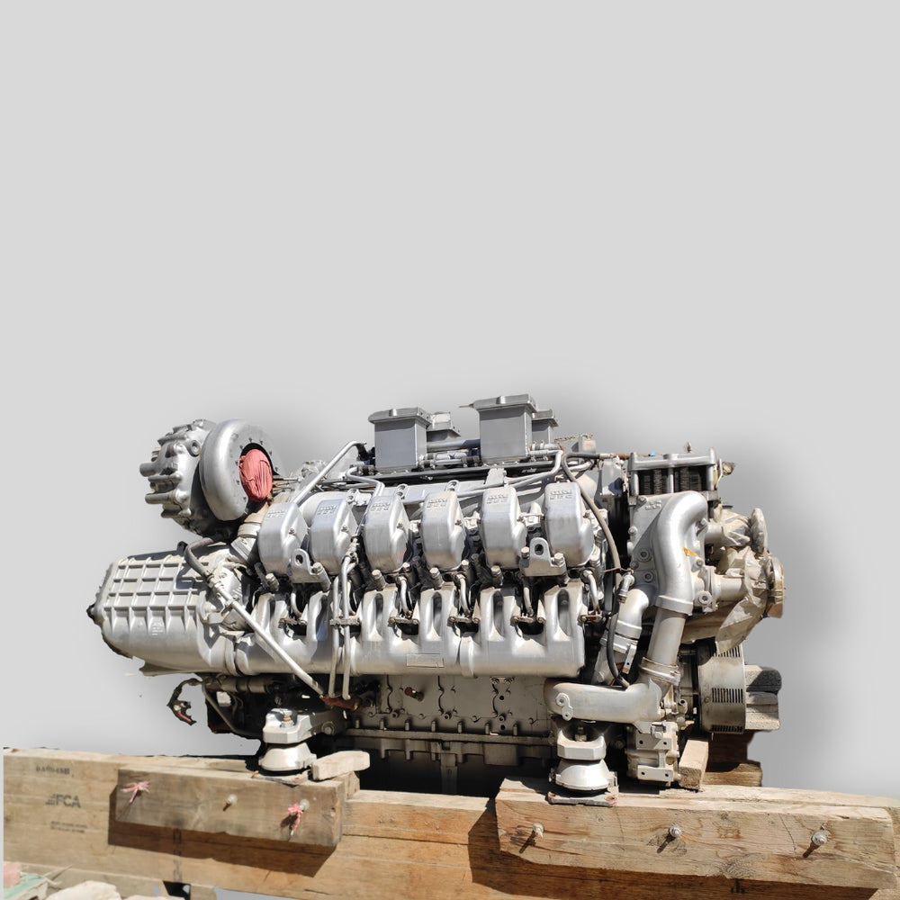 MTU DIESELMOTOR USED 12V 4000 / MTU 12V400           MOTOR NO: 526 100 303          CONSTRUCTION YEAR: 1999          PERFORMANCE: 1320 kW        SPEED: 1800 1/min