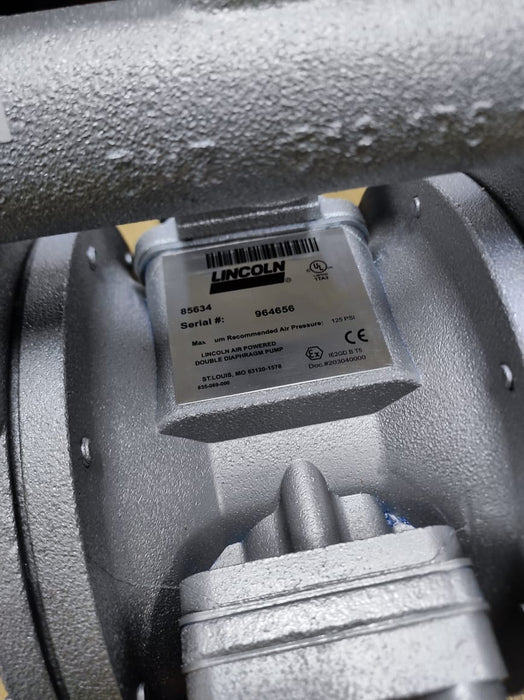 Lincoln 85634 Diaphragm Pump, 1 Inch