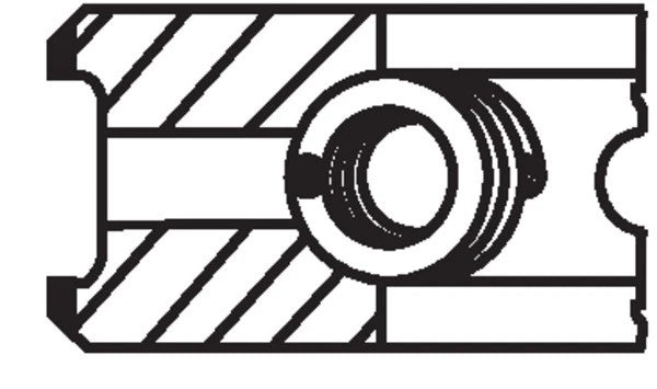 4710300724 MAHLE PISTON RING KIT 001 RS 00174 0V0