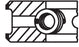 4710300724 MAHLE PISTON RING KIT 001 RS 00174 0V0