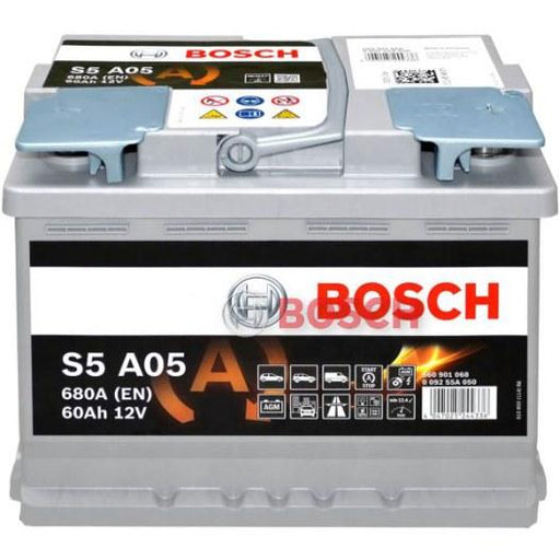 BOSCH 0092S5A050 BATTERY AGM-12V/60AH/680A-SAJID Auto Online