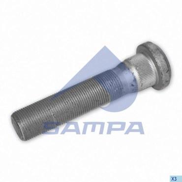 SAMPA VOLVO WHEEL STUD (FULL THREAD) 031.072-SAJID Auto Online