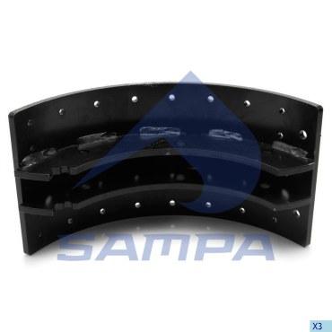 SAMPA Unlined Brake Shoe 080.451-SAJID Auto Online