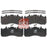FEBI VOLVO BRAKE PAD-FH12 16906
