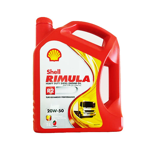 Shell Rimula 20W-50 R2, 5L — SAJID Auto Online