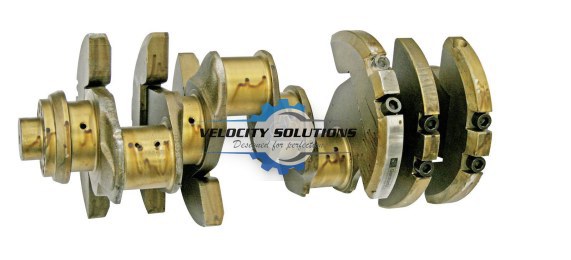 Velocity Solutions Crankshaft OM 422-V8-128MM PN: 4220303701-SAJID Auto Online