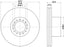 MERCEDES GENUINE BRAKE DISK A9754210112