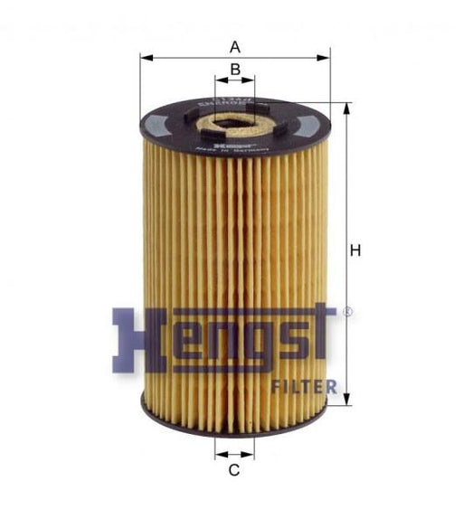 HENGST OIL FILTER ELMT-MB(LK/LN2) E134HD06-SAJID Auto Online