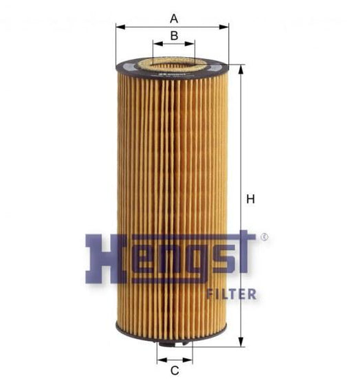 HENGST OIL FILTER ELMT-AXOR 2 E161H01D28-SAJID Auto Online