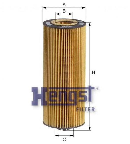 HENGST OIL FILTER ELMT-MAN(F2000) E161HD28-SAJID Auto Online