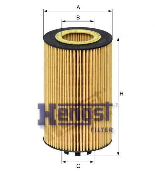 HENGST OIL FILTER ELMT-ATEGO(3) E184HD252-SAJID Auto Online