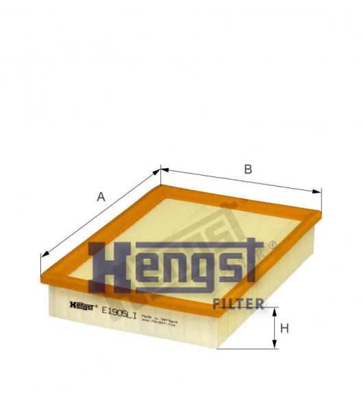 HENGST CAB AIR POLLEN FILTER-F12/FL12 E1905LI-SAJID Auto Online