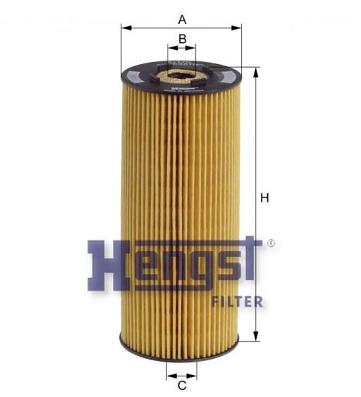 HENGST OIL FILTER ELMT W/SEAL-MK/SK E197HD23-SAJID Auto Online