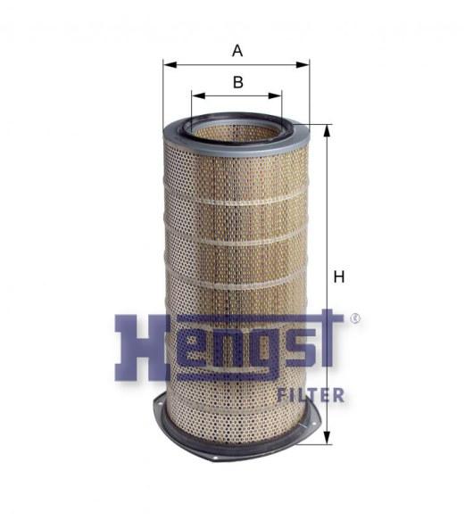 HENGST AIR FILTER ELMT-VOLVO(F10/F12) E222L-SAJID Auto Online