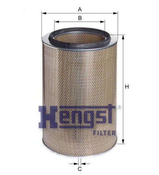 HENGST AIR FILTER ELMT-CURSOR E270L-SAJID Auto Online