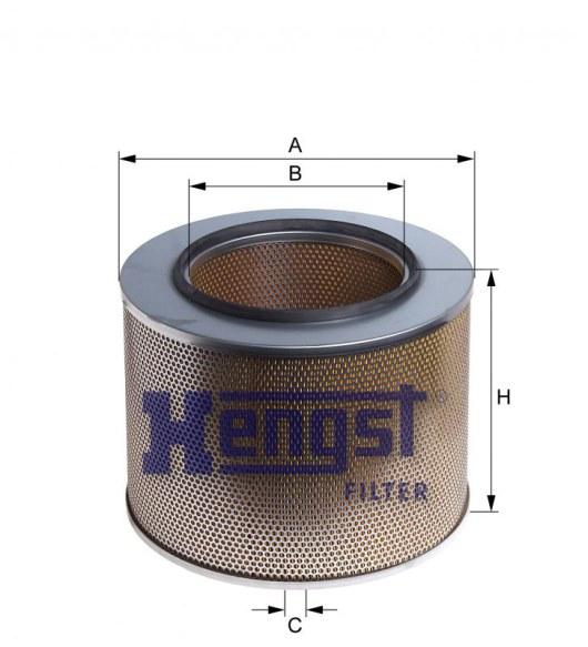 HENGST AIR FILTER ELMT-ACTROS(MP2/3) E312L-SAJID Auto Online