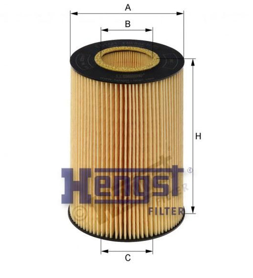 HENGST OIL FILTER ELMT-MIDLUM I E416HD86-SAJID Auto Online