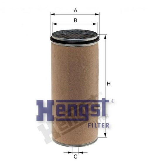 HENGST AIR FILTER ELMT(IN)-IVECO E433LS-SAJID Auto Online