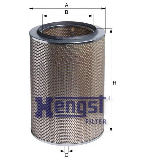 HENGST AIR FILTER ELMT-CURSOR E433L-SAJID Auto Online