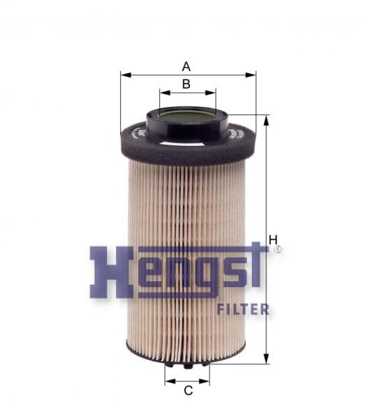 HENGST FUEL FILTER ELMT-ACTROS(MP2/3) E500KP02D36-SAJID Auto Online