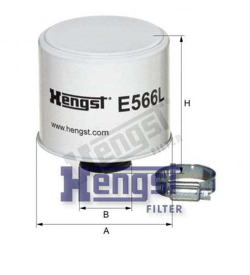 HENGST AIR FILTER ELMT-VOLVO(FL12) E566L-SAJID Auto Online