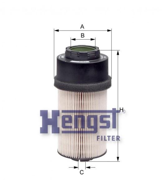 HENGST FUEL FILTER ELMT-DAF(XF95) E66KPD36-SAJID Auto Online