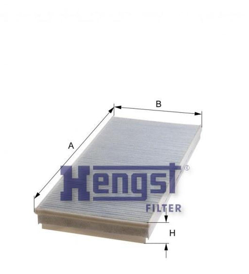 HENGST CAB AIR POLLEN FILTER-F2000 E906LI-SAJID Auto Online