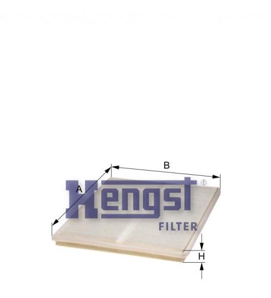 HENGST CAB AIR POLLEN FILTER-XF105 E944LI-SAJID Auto Online
