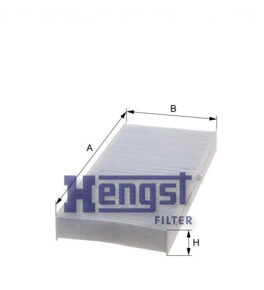 HENGST CAB AIR POLLEN FILTER-M2000 E949LI-SAJID Auto Online