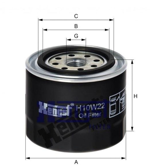 HENGST OIL FILTER-VOLVO(FH12) H10W22-SAJID Auto Online