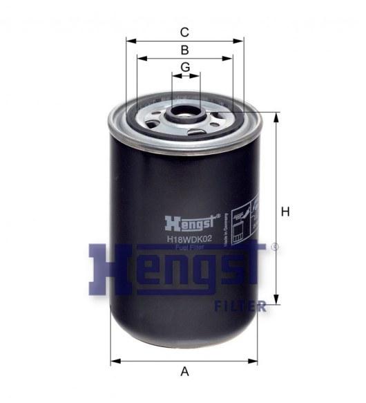 HENGST FUEL FILTER-MAGNUM H18WDK02-SAJID Auto Online