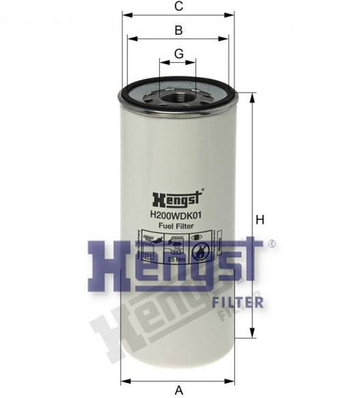 HENGST FUEL FILTER-VOLVO(FH16) H200WDK01-SAJID Auto Online