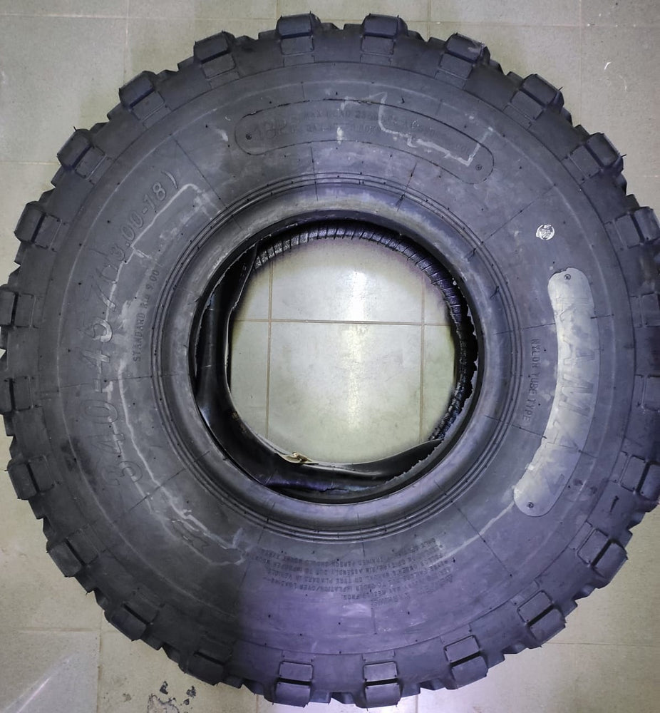 KAMAZ TYRE | SIZE: 340-457(1300-18) INCLUDES: TUBE, FLAP