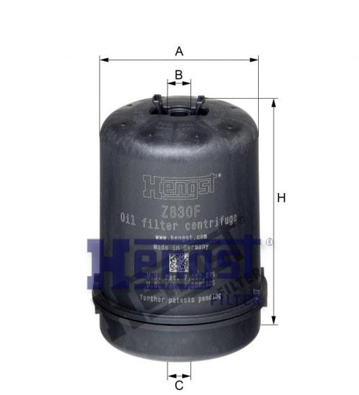 HENGST OIL FILTER CENTRFUGE-DAF(CF86) Z830FD253-SAJID Auto Online