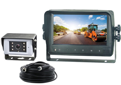 D14904 WIRED CAMERA SYSTEMS - COMPLETE HD 720P WIRED SYSTEM WITH 7" SCREEN AND STAINLESS STEEL CAMERA